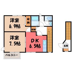 フレーズ Ⅱの物件間取画像